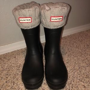 Women’s original black adjustable hunter boots